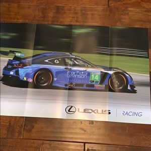 LEXUS Racing POSTER of Number 14 Winning Team!